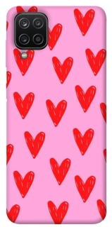 Чехол на Samsung Galaxy A12 Red hearts 2 фото 1 из 1