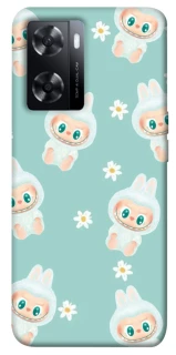 Чехол на Oppo A57s Labubu Green фото 1 из 1