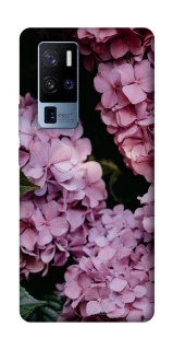 Чехол на Vivo X50 Pro+ Розовые гартензии фото 1 из 1