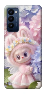 Чохол на TECNO Camon 18 Pro Labubu & Flowers ver.1 фото 1 з 1