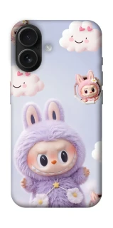 Чохол на Apple iPhone 16 Labubu & clouds фото 1 з 1
