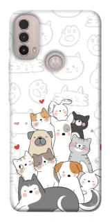Чохол на Motorola Moto E40 Funny Pets фото 1 з 1