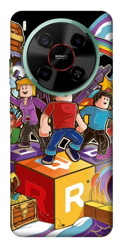 Чохол на ZTE Nubia V70 Max Roblox family фото 1 з 1