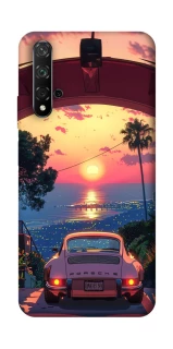 Чохол на Huawei Honor 20 / Nova 5T Porsche at sunset фото 1 з 1
