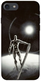 Чехол на Apple iPhone 7 / 8 (4.7") Серебряный сёрфер фото 1 из 1