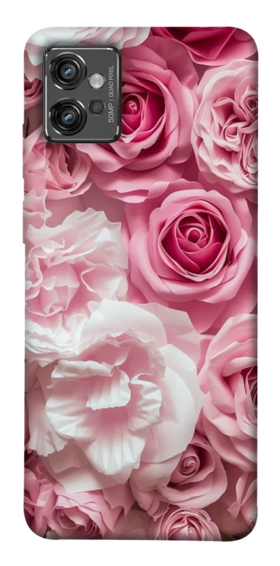 Чехол на Motorola Moto G32 Розовые цветы фото 1 из 1