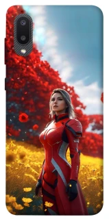 Чохол на Samsung Galaxy A02 Cyber space girl ver.5 фото 1 з 1