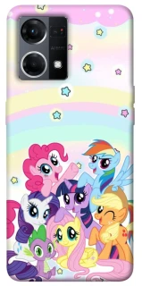 Чехол на Oppo Reno 7 4G My Little Pony ver.2 фото 1 из 1