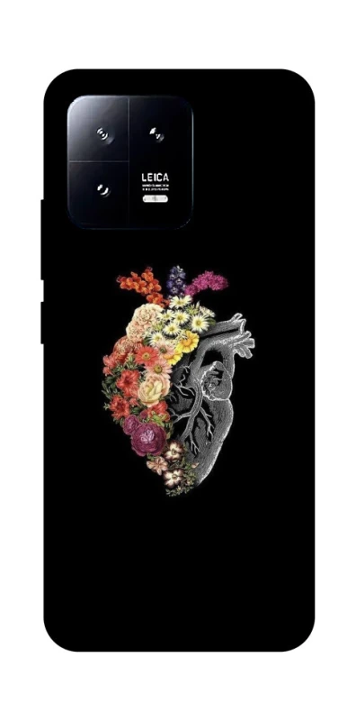 Чохол на Xiaomi 13 Heart with flowers фото 1 з 1