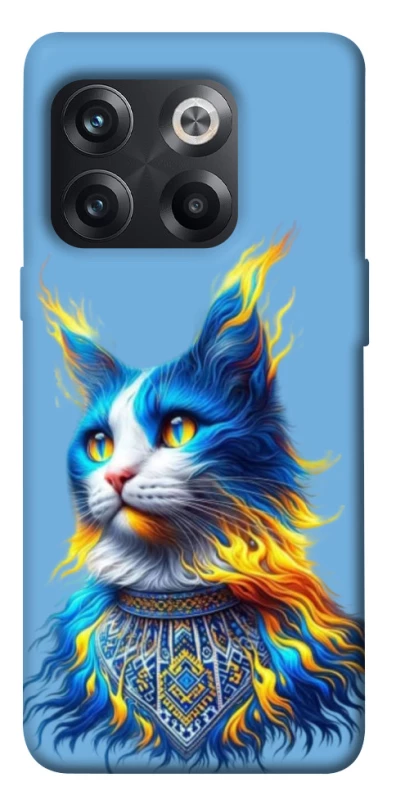 Чохол на OnePlus 10T Кіт патріот фото 1 з 1