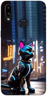 Чехол на Samsung Galaxy A10s Cyber cat фото 1 из 1