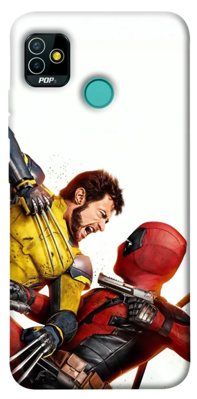 Чехол на TECNO POP 5 Deadpool and Wolverine фото 1 из 1