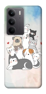 Чохол на Realme C75 Funny Pets ver.2 фото 1 з 1