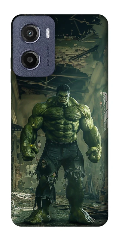 Чохол на Motorola Moto E15 Angry Hulk фото 1 з 1