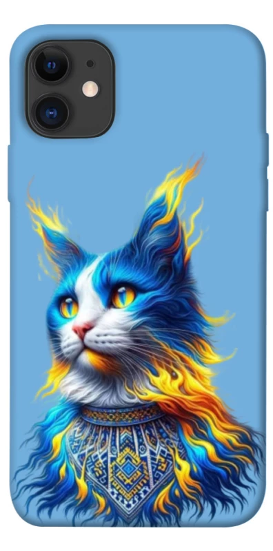 Чохол на Apple iPhone 11 (6.1") Кіт патріот фото 1 з 1