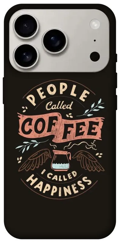 Чехол на Apple iPhone 18 Pro Сoffee happiness фото 1 из 2