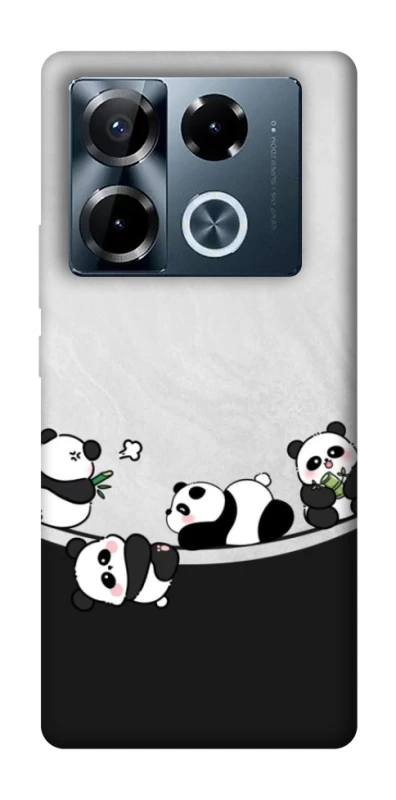 Чехол на Infinix Note 40 Pro 4G Four pandas фото 1 из 1