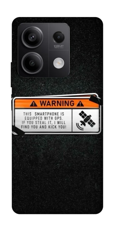 Чохол на Xiaomi Redmi Note 13 5G Warning фото 1 з 1