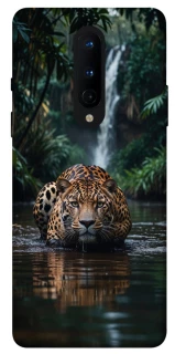 Чехол на OnePlus 8 Leopard in water фото 1 из 1