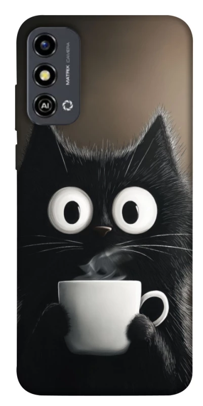 Чехол на ZTE Blade A53 morning cat фото 1 из 1