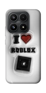Чохол на Xiaomi 17 I love Roblox фото 1 з 1