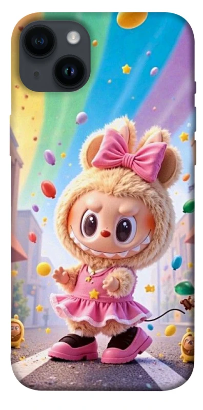 Чохол на Apple iPhone 14 Plus (6.7") Labubu rainbow фото 1 з 1