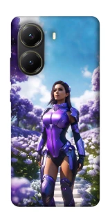 Чехол на Xiaomi Poco X7 Pro Cyber space girl ver.4 фото 1 из 1