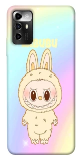 Чехол на ZTE Blade A72 Fluffy Rainbow Labubu фото 1 из 1