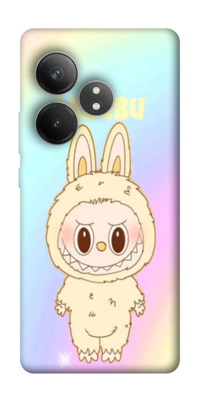 Чохол на Realme GT Neo 6 SE Fluffy Rainbow Labubu фото 1 з 1
