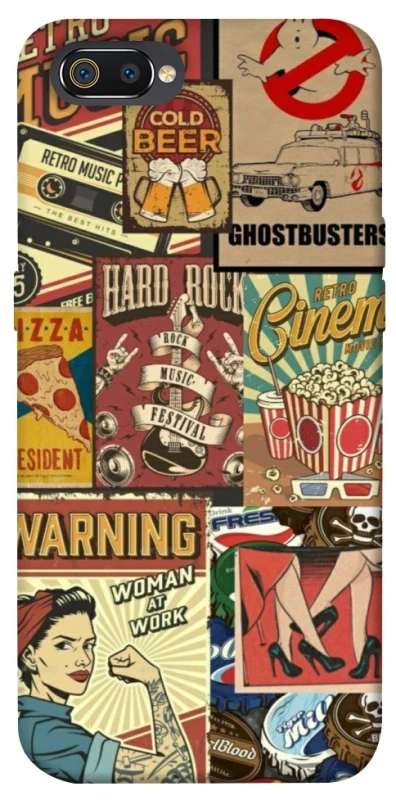 Чохол на Realme C2 Retro collage ver.2 фото 1 з 1