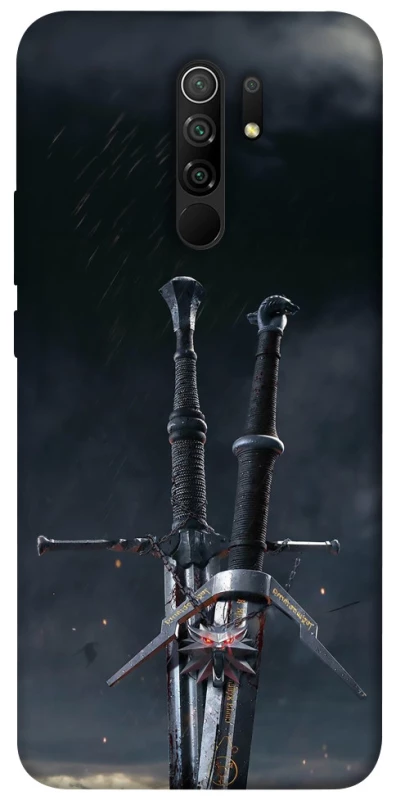 Чехол на Xiaomi Redmi 9 Мечи Ведьмака фото 1 из 1