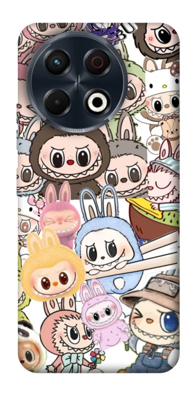 Чохол на TECNO Spark 30 Pro (KL7) All Labubus фото 1 з 1