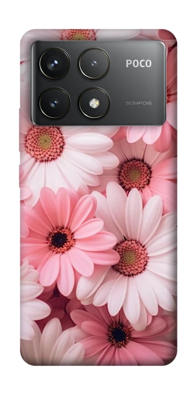 Чохол на Xiaomi Poco F6 Pro Рожеві Квіти v2 фото 1 з 1