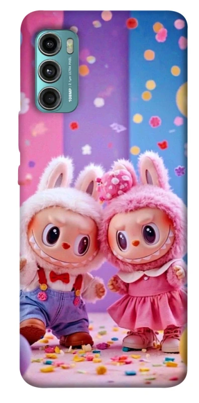 Чохол на Motorola Moto G60 Labubu twins ver.3 фото 1 з 1
