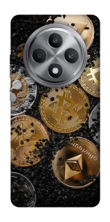 Чехол на Oppo Reno 12 F 4G Many coins v2 фото 1 из 1