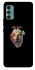 Чохол на Motorola Moto G60 Heart with flowers фото 1 з 1
