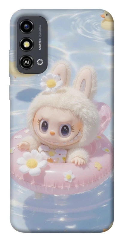 Чохол на ZTE Blade A53 Labubu swimming фото 1 з 1