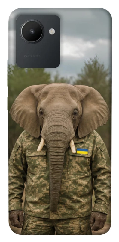 Чохол на Realme C30s Слон захисник фото 1 з 1