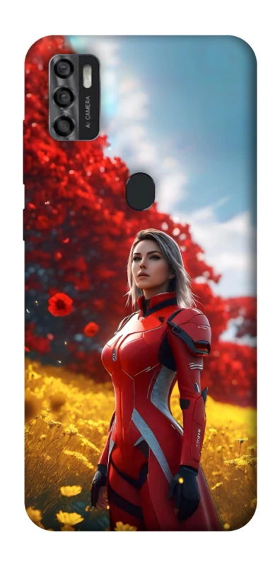 Чохол на ZTE Blade A7s (2020) Cyber space girl ver.5 фото 1 з 1