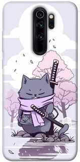 Чохол на Xiaomi Redmi Note 8 Pro Samurai cat фото 1 з 1