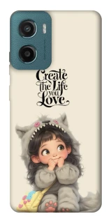 Чехол на Motorola Moto G06 Create the life you love фото 1 из 1