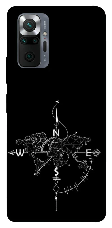 Чехол на Xiaomi Redmi Note 10 Pro Travel Map фото 1 из 1