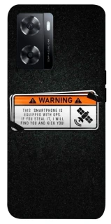 Чохол на Oppo A57s Warning фото 1 з 1