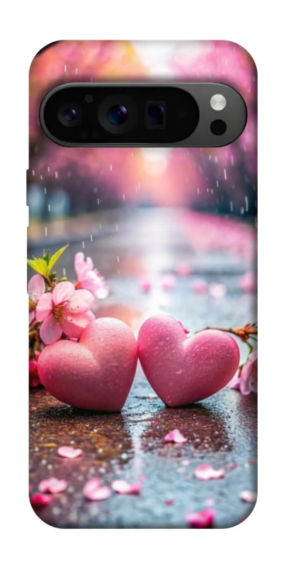 Чехол на Google Pixel 9 Pro Pink heart фото 1 из 1