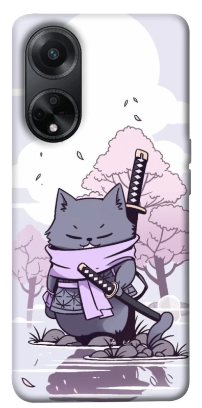 Чехол на Oppo A98 Samurai cat фото 1 из 1