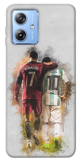 Чохол на Motorola Moto G84 Ronaldo та Messi фото 1 з 1