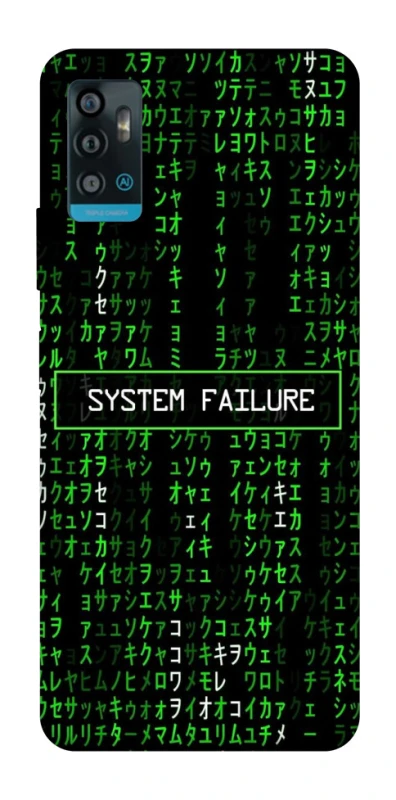 Чехол на ZTE Blade A71 Matrix system failure фото 1 Чехол на ZTE Blade A71 Matrix system failure фото 1 из 1