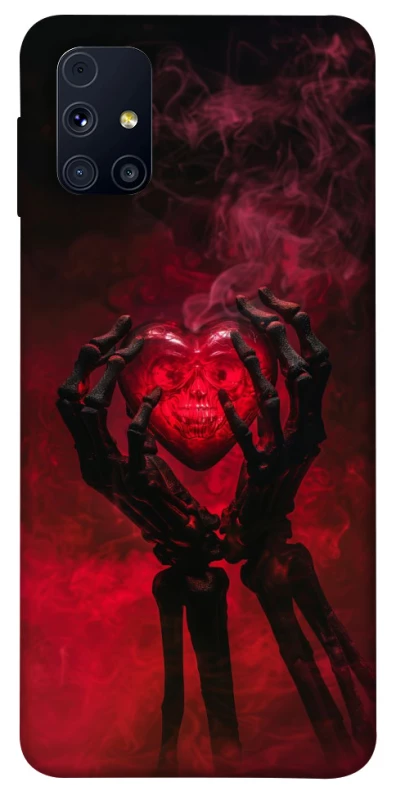Чохол на Samsung Galaxy M31s Heart in the hands of a skeleton фото 1 з 1