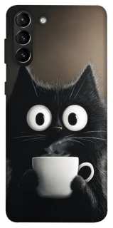 Чехол на Samsung Galaxy S21+ morning cat фото 1 из 1