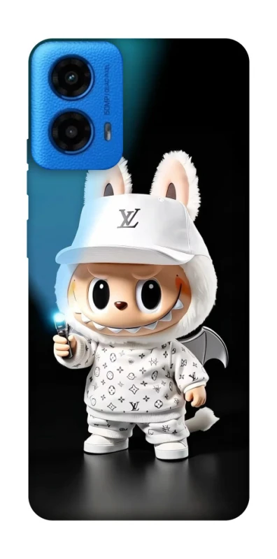 Чохол на Motorola Moto G45 Labubu with flashlight ver.1 фото 1 з 1